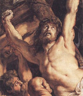 Peter Paul Rubens The Raising of the Cross (mk01)